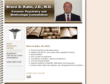 Tablet Screenshot of drbrucekahn.com